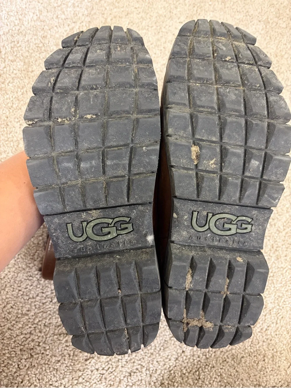 UGG boots leather